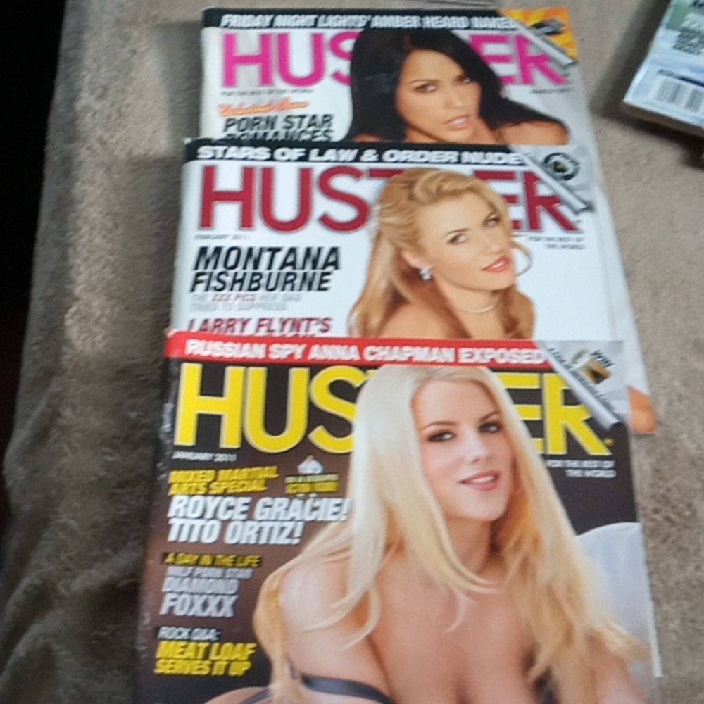Hustler Jan,Feb, March 2011 Magazines